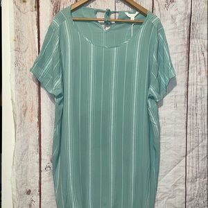 NWT Lauren Conrad Pastel Green Blouse Size 2X